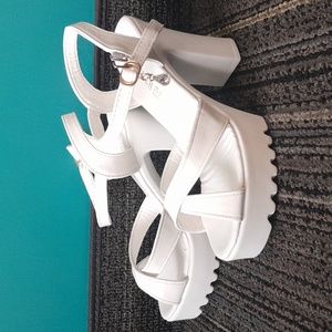 White High Heels